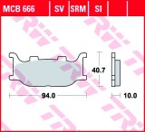 Set placute frana fata TRW MCB666SV - Yamaha Majesty 125-250cc - Yamaha XV Virago - FZ6 Fazer - XJ 600 - MT-03 - XVS 1100 Drag Star