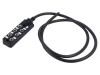 Cutie de conexiuni M8 PIN: 3 1m soclu 3A -20&divide;80&deg;C IP67 IN: 6