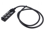 Cutie de conexiuni M8 PIN: 3 1m soclu 3A -20&divide;80&deg;C IP67 IN: 6