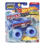 HOT WHEELS MONSTER TRUCK SHARKS VS DINOS MASINUTA 5 ALARM SCARA 1 LA 64 SuperHeroes ToysZone
