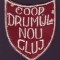 Anii &#039;50 - Emblema vintage brodata COOP DRUMUL NOU Cluj