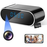 Camera Spion in Ceas WiFi 1080P Full HD cu Card 128GB Inclus, Vedere Nocturna, Detectare Miscare, Alerte pe Telefon, Inregistrare Audio Video, Aplicat