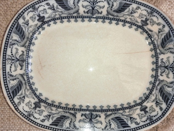 Villeroy &amp; Boch - VILLEROY AND BOCH PLATOU VECHI CU DRAGONI RESTAURAT -Villeroy &amp; Boch - VILLEROY AND BOCH PLATOU