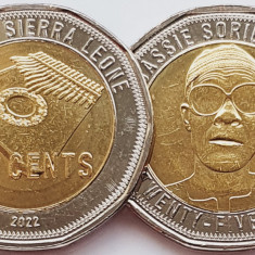 1660 Sierra Leone 25 cents 2022 Bassie Sorie Kondi UNC