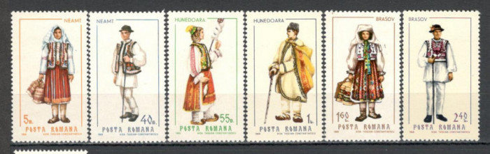 Romania.1968 Costume populare TR.265