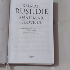 SALMAN RUSHDIE - SHALIMAR CLOVNUL