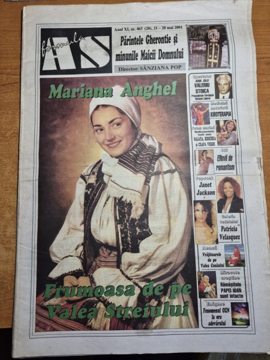 ziarul formula as 21 -28 mai 2001 - mariana anghel