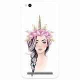 Husa silicon pentru Xiaomi Redmi 5A, Unicorn Girl