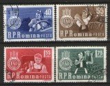Romania 1963 - Campania mondială &icirc;mpotriva foametei FAO, serie stampilata