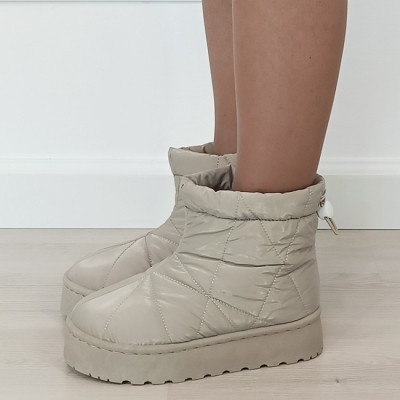 Ghete impermeabile kaki deschis DAV8651 112 foto