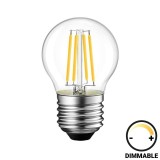 Cumpara ieftin Bec LED G45 dimabil 6W E27 transparent 6.4x6.4x14.7 cm