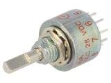 Comutator Rotativ 10 Poz 0.25A 125VAC 28VDC