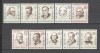 Berlin.1957 Personalitati SB.740, Nestampilat
