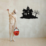 Decoratiune de perete, Halloween 9, Metal, Dimensiune: 70 x 47 cm, Negru, Enzo