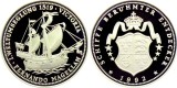 D1 Medalie Germania 1992 /Argint .585/15 g /Sailing ship Victoria by Fernando Magellan Proof in capsule