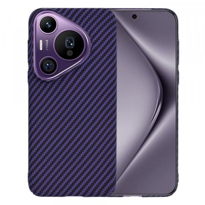 Husa pentru Huawei Pura 70 Pro, Techsuit, Carbonite FiberShell, Mov foto