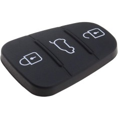 Membrana Cauciuc Butoane Cheie Auto 3 Butoane &ndash; Compatibila Hyundai i10, i20, i30, ix35, ix45, Elantra, Tucson, Santa Fe, Veloster, Solaris &ndash; Piesa de