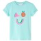 Tricou pentru copii, verde mentă deschis 116