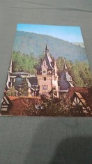 CARTE POSTALA SINAIA -CASTELUL PELES CIRCULATA