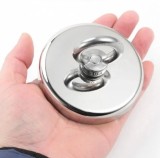 Magnet neodim pescuit D90mm cu forta de 340Kg