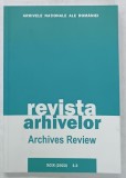 REVISTA ARHIVELOR / ARCHIVES REVIEW , NR. 1-2 / 2022 , TEXT IN ROMANA SI ENGLEZA