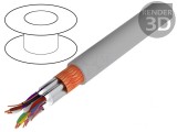 Cablu PVC gri 5x2x0,5mm&sup2; 250V cu autostingere