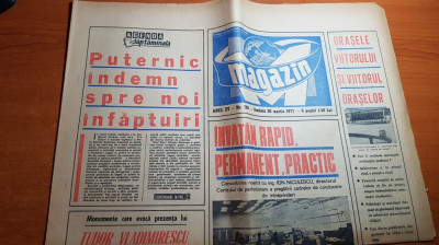 ziarul magazin 20 martie 1971-interviu ion tiriac si ilie nastase foto