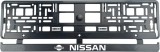 Cumpara ieftin Set 2 bucati, suport numar inmatriculare Carbon, Nissan, Autohelix MSA