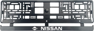 Set 2 bucati, suport numar inmatriculare Carbon, Nissan foto