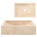 Cumpara ieftin Chiuveta, crem extralucios, 45x30x12 cm, marmura