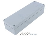 Carcasă Universală Aluminiu Gri 81x252x57mm
