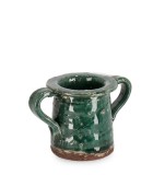 Cumpara ieftin Vaza flori teracota verde maro Rune 15x9,5x9,5h