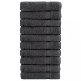 VidaXL Prosoape de m&acirc;ini SOLUND 10 buc. antracit 50x100 cm 600gsm