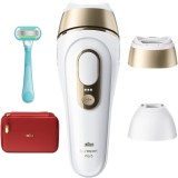Braun IPL Silk&middot;expert Pro 5 PL5221 dispozitiv inteligent IPL pentru &icirc;ndepărtarea firelor de păr pentru corp, față, zona bikini și axile 1 buc