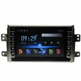 Navigatie Suzuki SX4 2006-2014 AUTONAV PLUS Android GPS Dedicata, Model PRO Memorie 16GB Stocare, 1GB DDR3 RAM, Butoane Laterale Si Regulator Volum, D