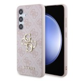 Husa pentru Samsung Galaxy S24 - Guess Hardcase 4G Big Metal Logo (GUHCS24S4GMGPI) - Pink
