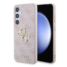Husa pentru Samsung Galaxy S24 - Guess Hardcase 4G Big Metal Logo (GUHCS24S4GMGPI) - Pink