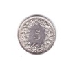 Moneda Elvetia 5 rappen 1971, stare foarte buna, curata, Europa, Nichel