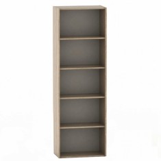 Biblioteca 5 polite din pal stejar sonoma Tempo 57x34x175 cm