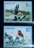 Lituania 2004 păsări, fauna serie 2v neștampilată