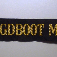 M.010 GERMANIA AL III-LEA REICH MINENJAGDBOOT MARBURG Mützenband navy ribbon