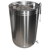 Butoi (cisterna) INOX cu capac flotant 550 L si camera din silicon, cadou robinet din INOX