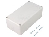 Carcasă universală polistiren gri IP65 82x158x55mm