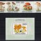 COMORE 2010 - Ciuperci / serie completa + bloc MNH