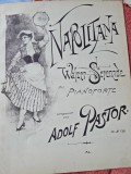 Napolitana vals serenada pentru poanoforte - Adolf Pastor partitura pentru pian
