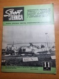 sport si tehnica noiembrie 1972-lansare decia breack,campionatul de parasutism