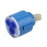 Cumpara ieftin Cartus din plastic pentru baterie monocomanda, 35 mm, albastru