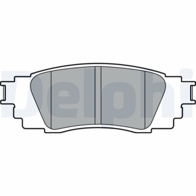 Set placute frana spate DELPHI, Toyota C-Hr ( X1 ), 10.2016-, spate; puntea spate foto