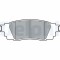 Set placute frana spate DELPHI, Toyota C-Hr ( X1 ), 10.2016-, spate; puntea spate