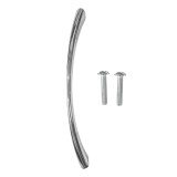 Maner Mobilier Leziter Bianca - Metal Cromat, Curat, Cu Surub, 108mm